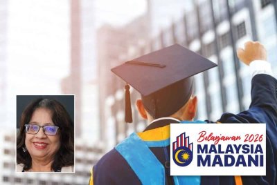 Belanjawan 2026 menunjukkan komitmen kukuh untuk memastikan pendidikan di Malaysia kekal mudah diakses, inklusif dan berdaya saing di peringkat global. - Gambar hiasan, gambar kecil: Mallika