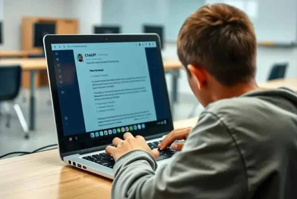 Polis tidak mengangap tindakan pelajar tersebut sebagai satu bentuk gurauan.-Agensi