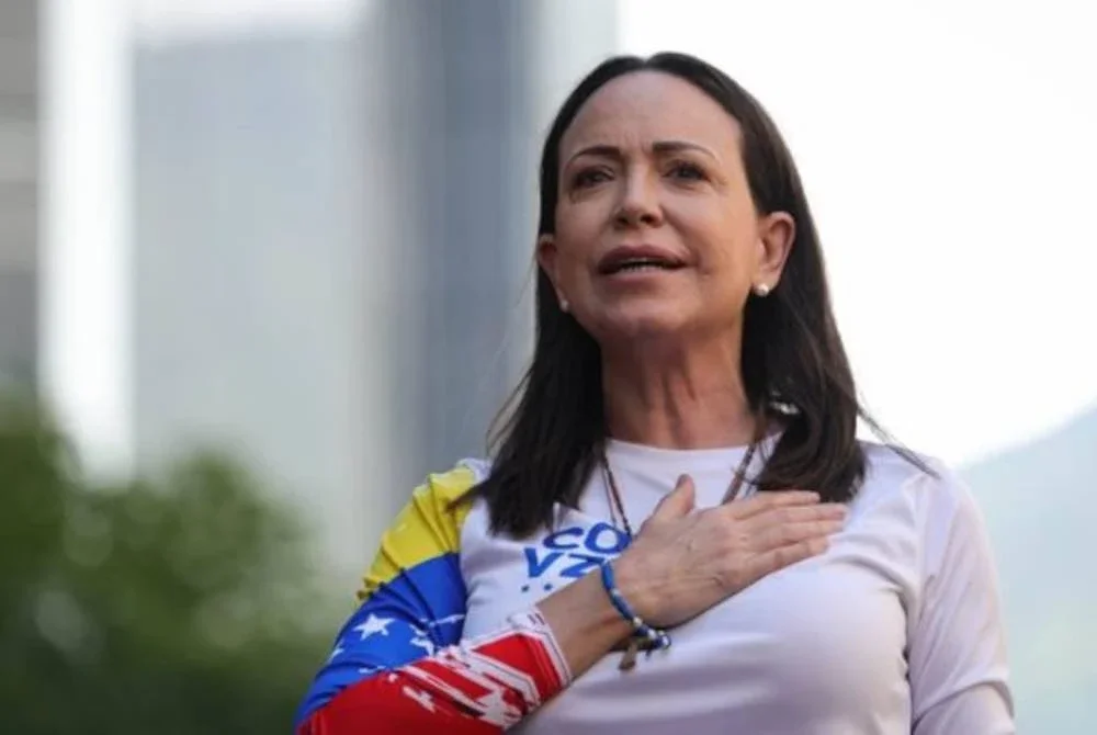 Rumah Putih turut mempersoalkan pemilihan Machado berbanding Trump. Foto Agensi