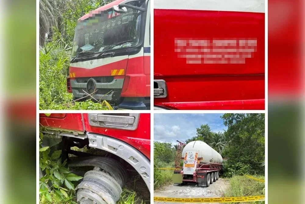 Kenderaan dipandu suspek berjaya ditahan di kawasan semak berhampiran UTP Seri Iskandar selepas aksi kejar lebih 150 kilometer.