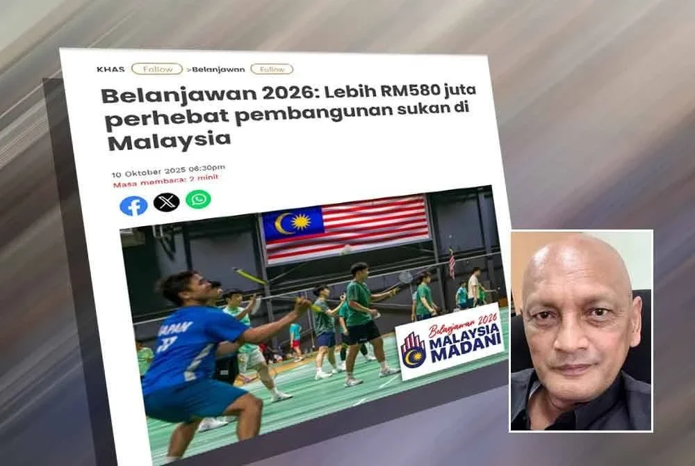 Laporan Sukan Sinar pada Jumaat. Gambar kecil: Pekan Ramli