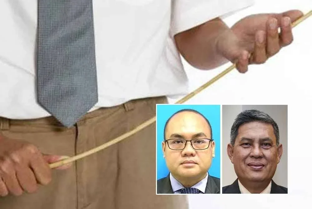 Hukuman rotan mungkin perlu dipertimbangkan semula sebagai langkah pencegahan. Gambar kecil dari kiri: Roslizam, Alimuddin