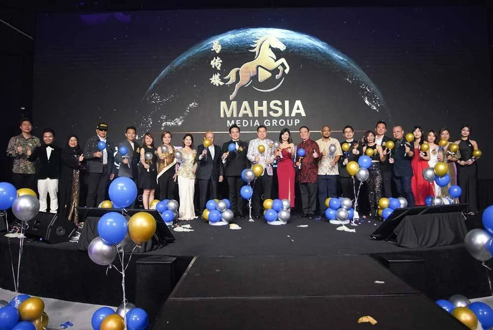 Mahsia Media Group Sdn Bhd dilancarkan secara rasmi di MDMT Ballroom di ibu negara pada Ahad malam - Foto: SINAR HARIAN/ROSLI TALIB