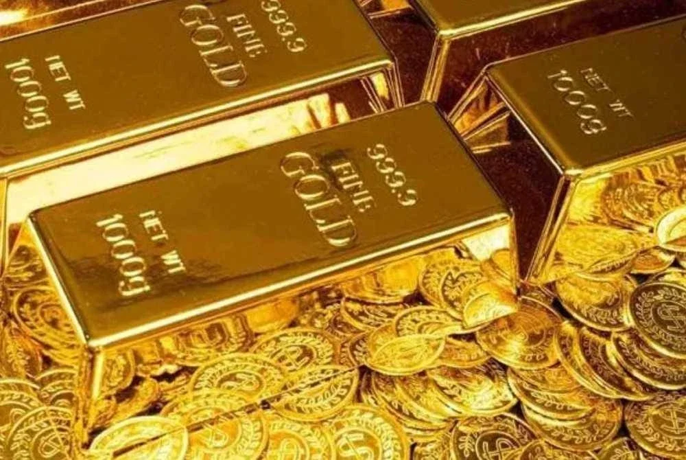 Harga emas global mencapai paras tertinggi baharu iaitu AS$4,100 satu auns. Gambar hiasan