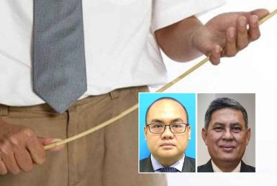 Hukuman rotan mungkin perlu dipertimbangkan semula sebagai langkah pencegahan. Gambar kecil dari kiri: Roslizam, Alimuddin