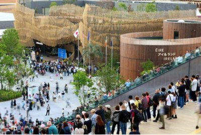 Pavilion Malaysia di Ekspo 2025 Osaka mempamerkan hasil awal visi fiskal Belanjawan 2026 yang mencerminkan pembaharuan tadbir urus, peralihan hijau dan pengukuhan PKS. Foto Bernama