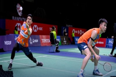 Cabaran Hon Jian–Haikal terhenti pusingan pertama Terbuka Denmark. Foto Agensi