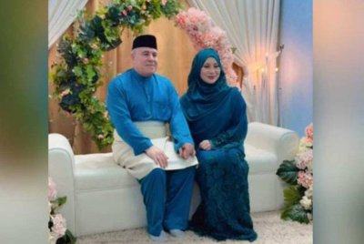 Ustazah Asni berkongsi gambar beliau dan suaminya, Mounir Abdul Kareem Kaddoura dalam Instagram peribadinya.