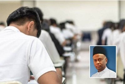 Peperiksaan bukan untuk menekan pelajar, tetapi untuk melatih mereka mengurus masa, berusaha gigih dan menghargai ilmu. Gambar hiasan (Gambar kecil: Zainol Abidin Mohamad)