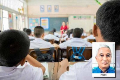 Tidak wajar semua isu disiplin dan moral pelajar diletakkan pada bahu guru dan pihak sekolah semata-mata.