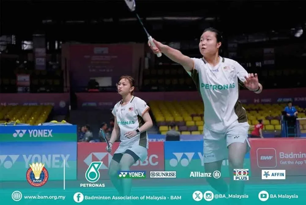 Aksi Zi Yu–Noraqilah di Guwahati 2025. Foto BAM