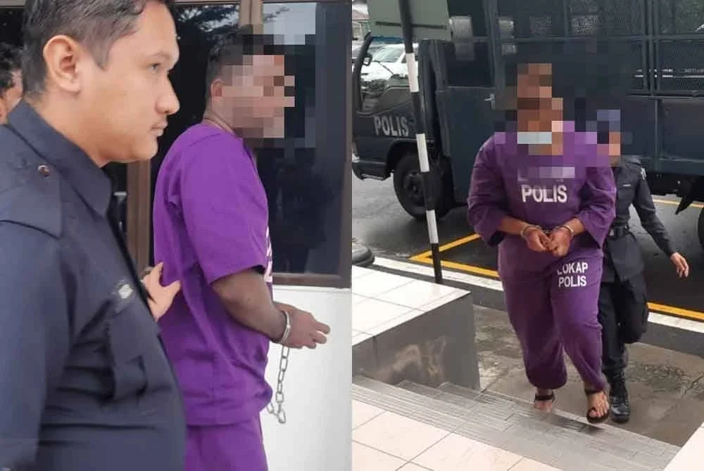 Suspek direman bagi membantu siasatan.