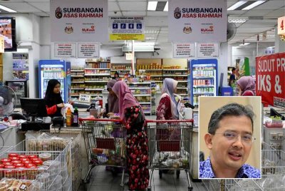 Pelaksanaan bantuan secara bulanan melalui SARA turut mewujudkan persaingan sihat antara kedai-kedai runcit yang mengambil bahagian dalam program tersebut. - Gambar hiasan, gambar kecil: Johan Mahmood