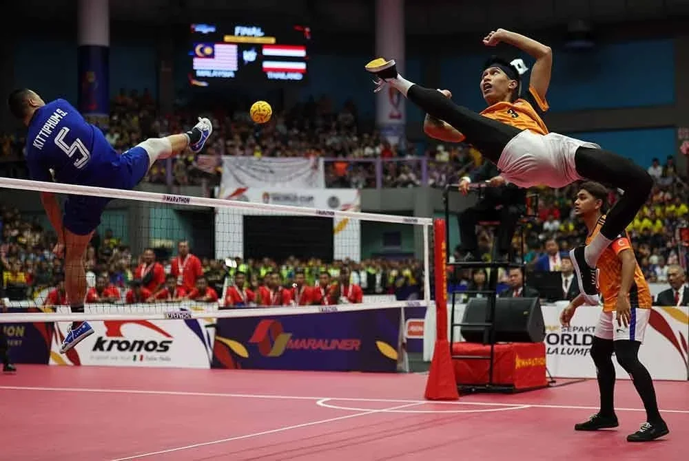 Penggunaan sistem bantahan akan diwajibkan dalam semua acara sepak takraw di Thailand 2025. Foto hiasan