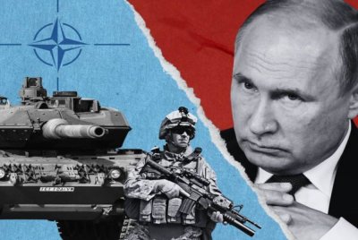 Barat melihat Presiden Vladimir Putin sebagai ancaman utama kepada keselamatan di rantau Eropah. Foto Agensi
