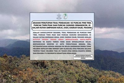 Hebahan mengenai penutupan dibuat JPNP.