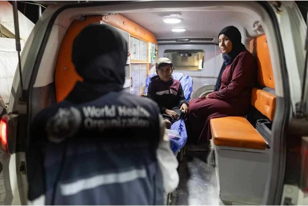 Lebih 15,000 pesakit masih menunggu kelulusan untuk menerima rawatan di luar Gaza susulan kemusnahan kemudahan kesihatan akibat perang. Foto WHO