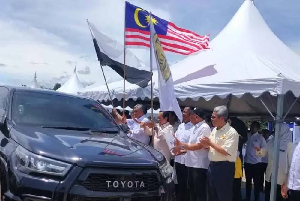 Ahmad Zahid ketika hadir pada majlis berkenaan di Lipis pada Khamis.