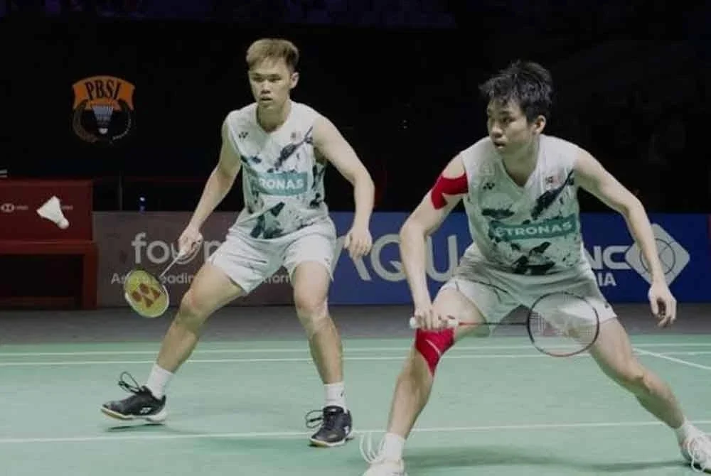 Wei Chong–Kai Wun bakal berdepan Lane–Vendy di Glaz Arena, Cesson-Sévigne. Foto Agensi