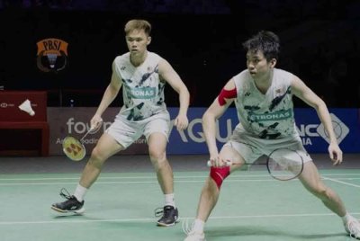 Wei Chong–Kai Wun bakal berdepan Lane–Vendy di Glaz Arena, Cesson-Sévigne. Foto Agensi