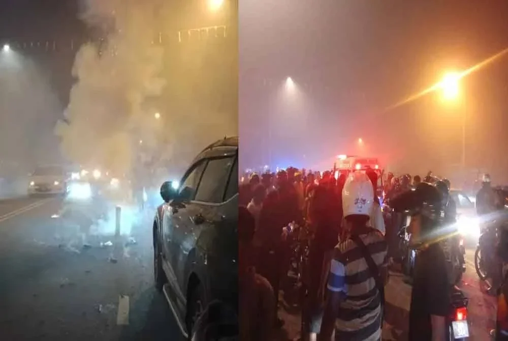 Insiden letupan bunga api di Paya Besar, Kulim pada 20 Oktober lalu.