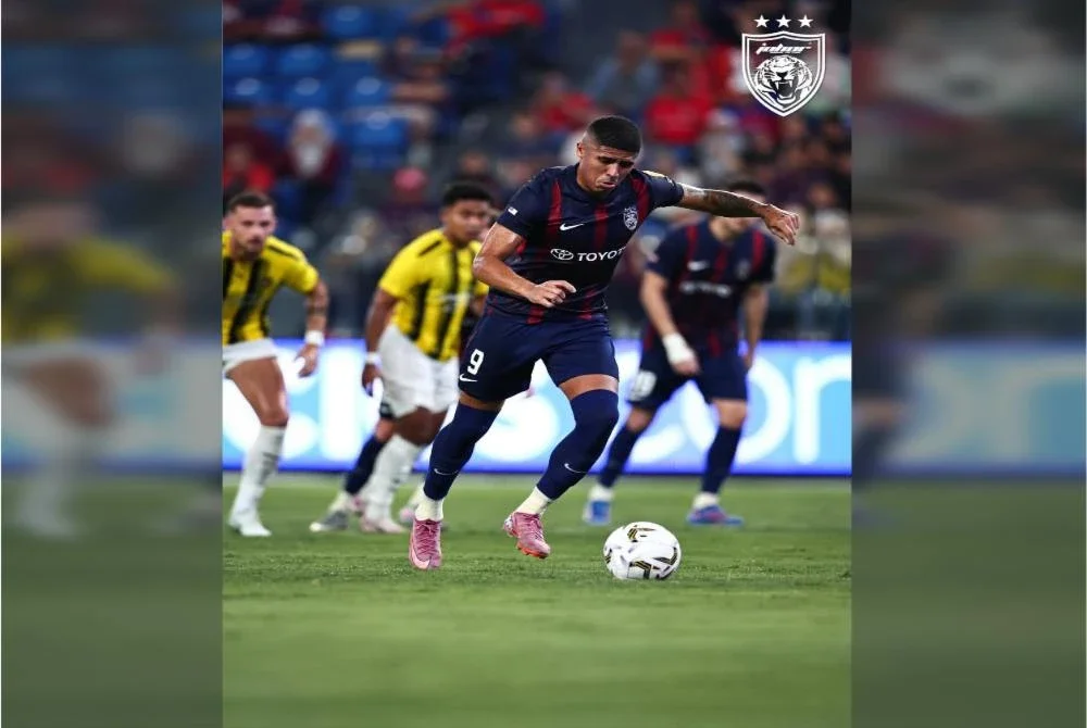 Bergson ledak empat gol bantu kemenangan bergaya JDT. - Foto Johor Southern Tigers