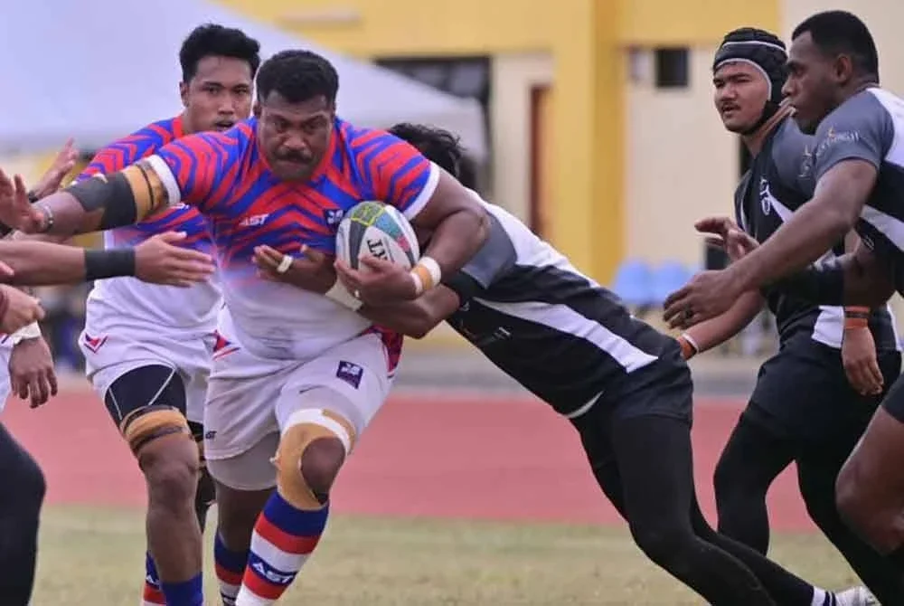 Syarif Nurhidayat semasa aksi menentang Terengganu dalam aksi peringkat Kumpulan B. Foto: PERSATUAN RAGBI NEGERI TERENGGANU