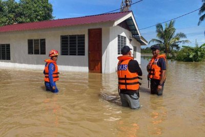 Daerah Pendang antara kawasan yang terjejas banjir.
