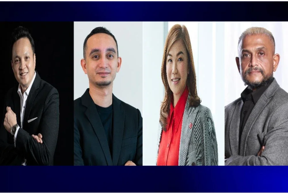 Dari kiri, Abdul Sani, Hassan Alsagoff, Diana Boo dan Claudian Navin Stanislaus