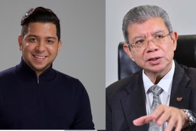 Harris Idaham (kiri), Saifuddin Abdullah (kanan)