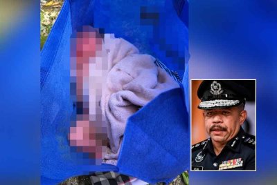 Bayi itu dilaporkan dalam keadaan sihat dan stabil. Gambar kecil: Wan Azlan