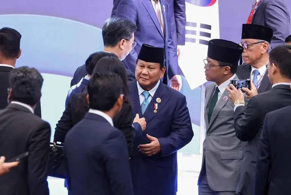 Prabowo sewaktu menghadiri Sidang Kemuncak ASEAN ke-47 dan sidang-sidang berkaitan di Pusat Konvensyen Kuala Lumpur (KLCC). Foto Facebook rasmi Prabowo