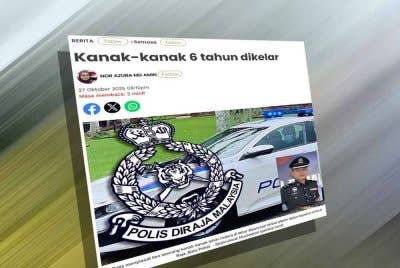 Laporan Sinar Harian mengenai kanak-kanak lelaki berusia enam tahun yang dikelar di leher dipercayai dengan pisau di kediamannya di Parit Raja, pada Isnin.