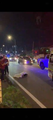 Mangsa berusia 40 tahun disahkan maut di lokasi kejadian.