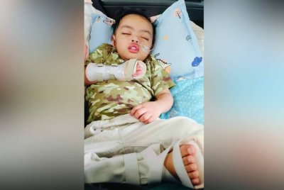 Muhammad Aish Irfan disahkan mengalami Acute Necrotising Encephalopathy of Childhood (ANEC).