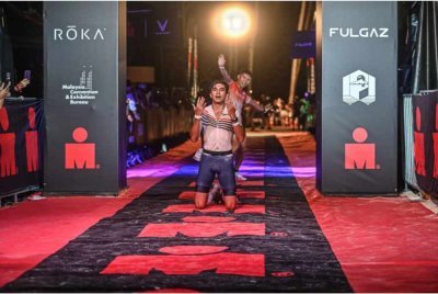 Syed Saddiq mahu bersaing dengan lebih kuat sambil berharap cabaran Ironman 2025 di Langkawi Sabtu ini berjalan lancar. Foto Ironman