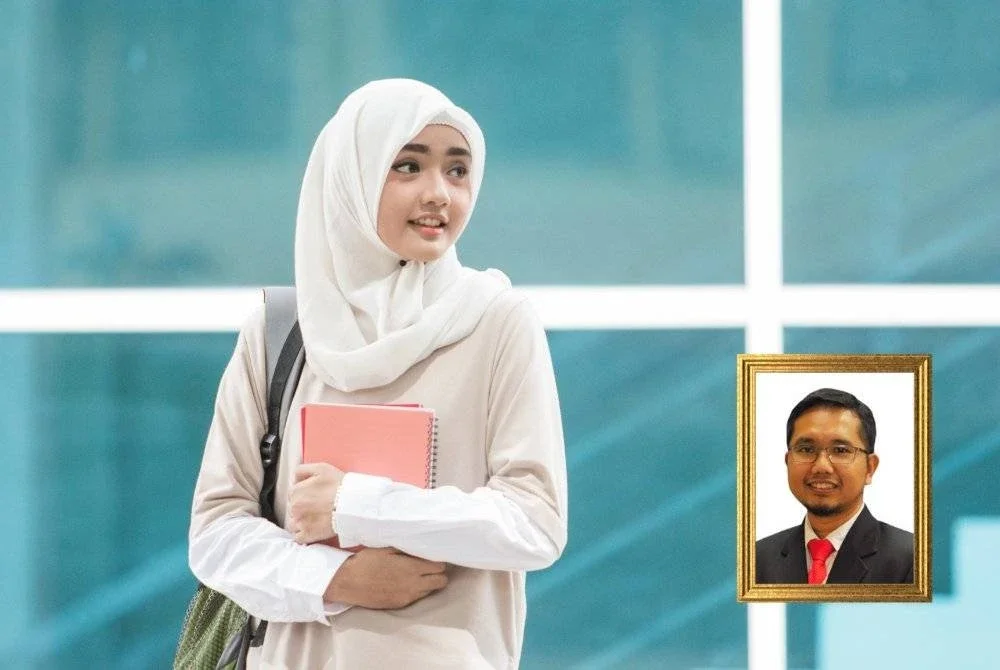 INSTITUSI pendidikan seharusnya bebas daripada sebarang unsur yang boleh merosakkan minda dan akal pelajar termasuk arak. Foto Canva/Gambar kecil: DR ABDUL RAHMAN