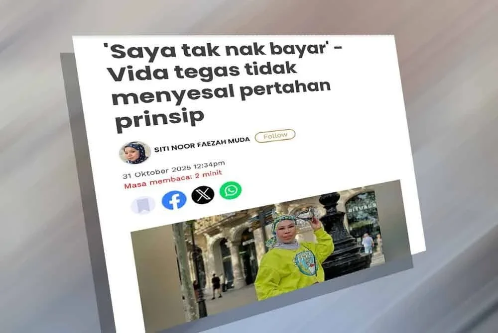 Laporan Sinar Harian pada Jumaat.