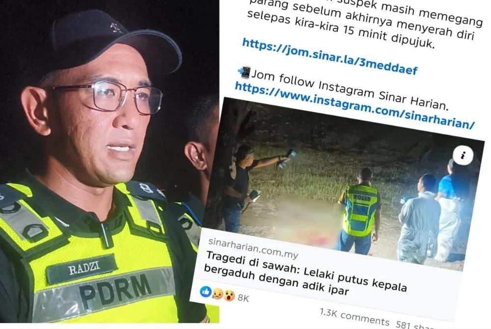 Suspek yang dipercayai membunuh abang iparnya dalam satu kejadian tragis di Kampung Pida 3, Jerlun pada malam Jumaat direman enam hari.