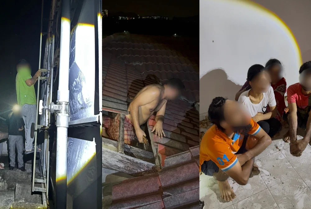 Antara PATI yang ditahan ketika operasi dilaksanakan di Cempaka Court, Bandar Baru Nilai - Foto: Imigresen Negeri Sembilan