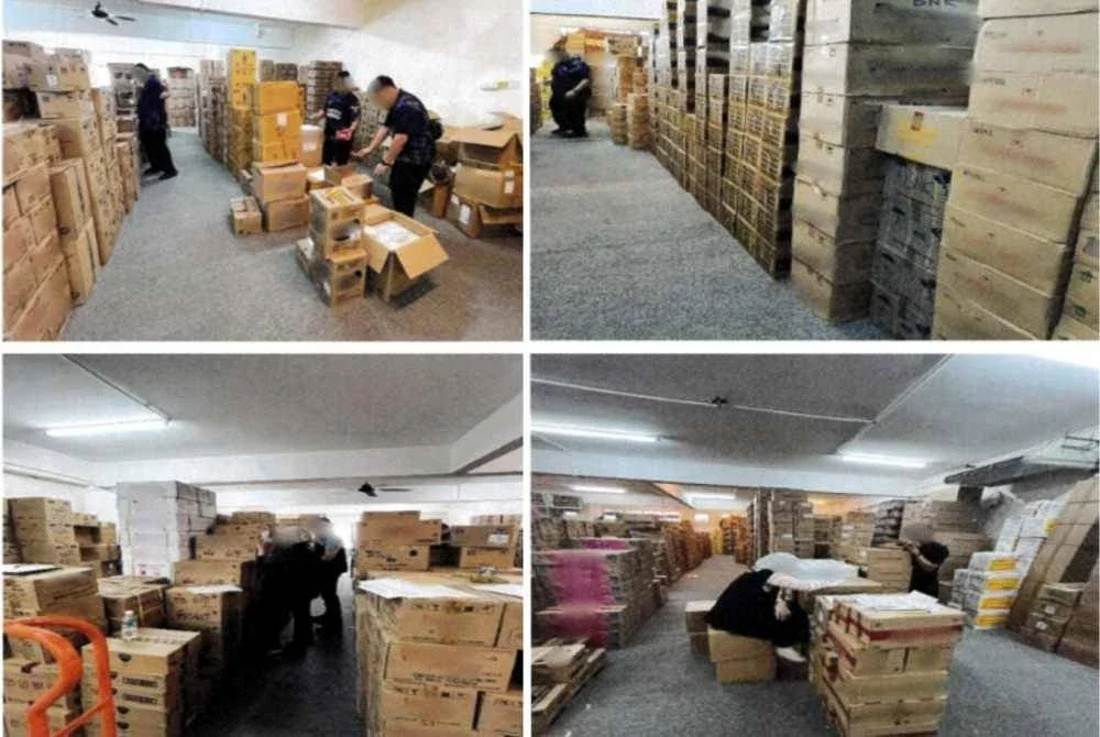 Stor haram dipercayai menjual ubat tidak berdaftar yang diserbu dalam operasi dijalankan.