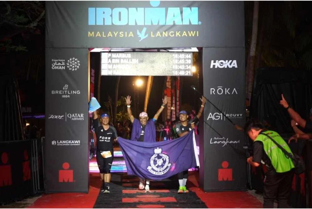 Fadil mencipta sejarah tersendiri apabila menjadi satu-satunya Ketua Polis Negeri yang menyertai Ironman Malaysia dan Ironman 70.3 Langkawi 2025.