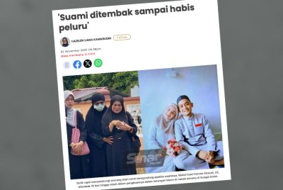 Laporan Sinar Harian pada Ahad. 