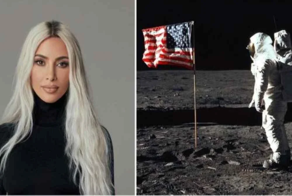Kardashian percaya pendaratan manusia ke bulan pada 1969 adalah palsu.