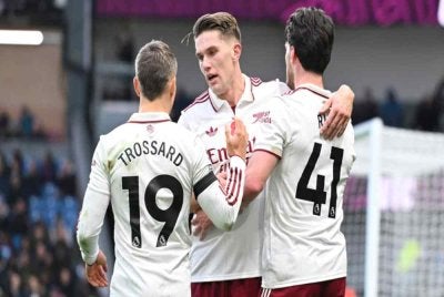 Gyokeres (tengah) dijangka direhatkan pada aksi menentang Slavia Prague selepas mengalami kecederaan otot pada Sabtu lalu.