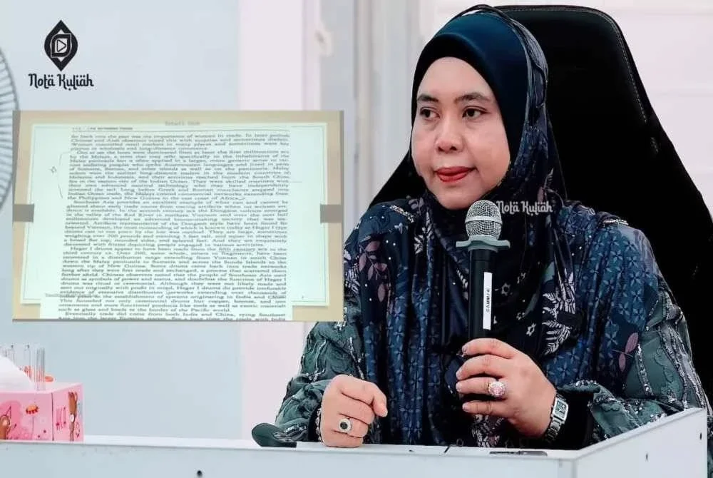 Tangkap layar video syarahan Solehah di saluran Youtube pada Rabu.