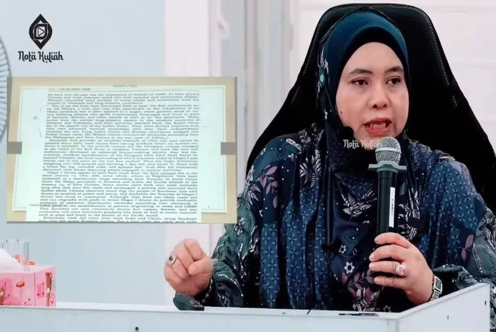 Tangkap layar video syarahan Solehah di saluran Youtube pada Rabu.