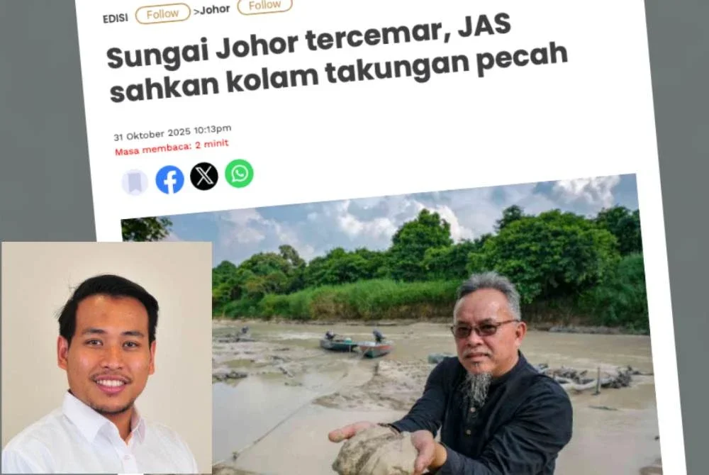 Laporan Sinar Harian pada 31 Oktober lalu. Gambar kecil: Fadhli Umar