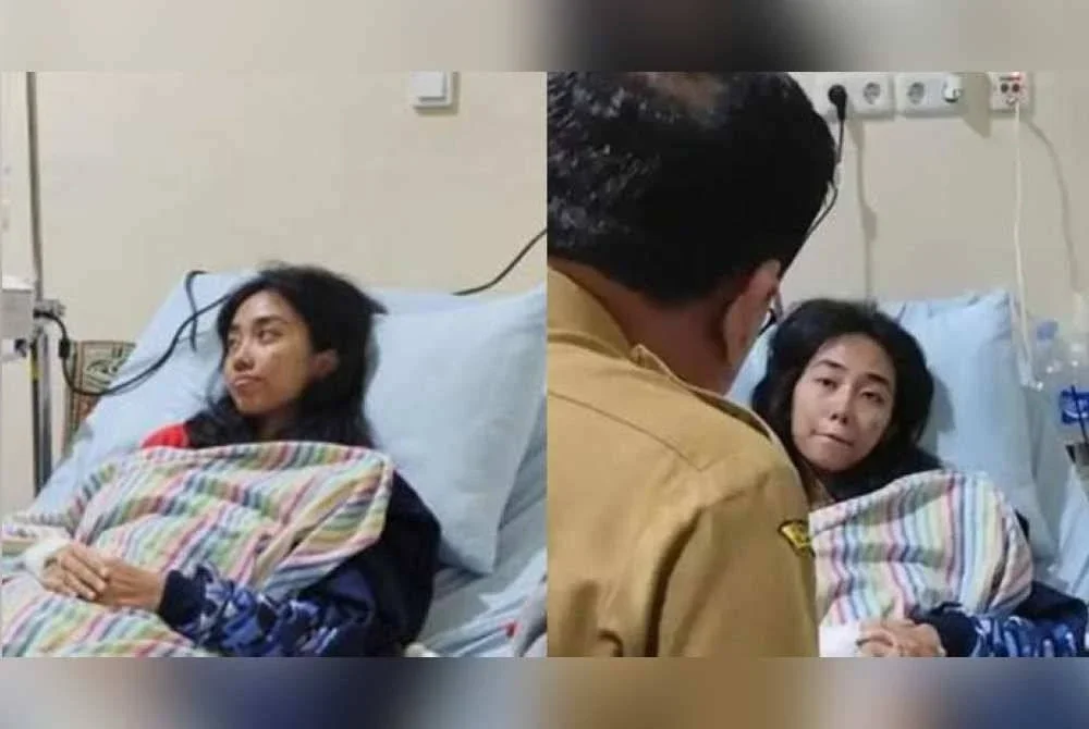 Kedua-dua beradik berkenaan kini dirawat di hospital akibat kekurangan nutrisi teruk. Foto Agensi