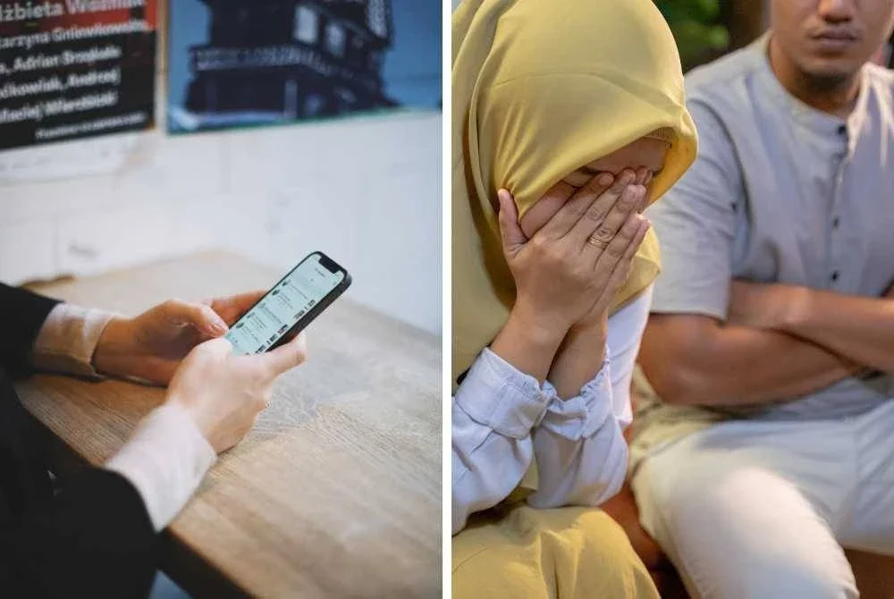 Masalah rumah tangga takkan selesai dengan 'likes' dan komen. Foto hiasan
